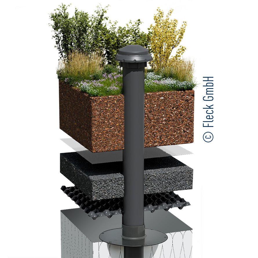 ROOF PORT-GREEN PVC